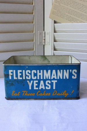 画像2: ブレッドボックス　FLEISCHMANN'S YEAST　ブルー