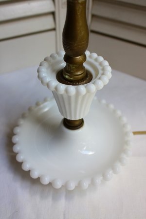 画像2: ミルクガラス　ランプ