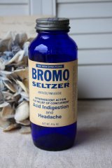 画像: コバルトブルーボトル　BROMO SELTZER