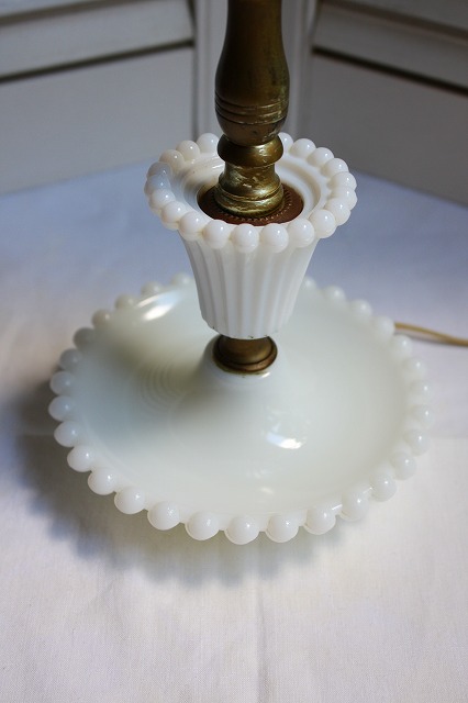 画像2: ミルクガラス　ランプ
