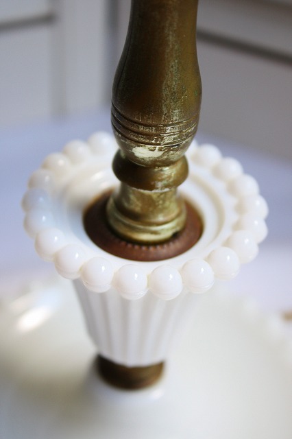 画像3: ミルクガラス　ランプ